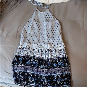 Blue patterned romper from Urban